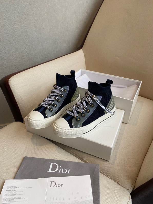 Walk'n'Dior Sneaker Nude Macrocannage Technical Mesh