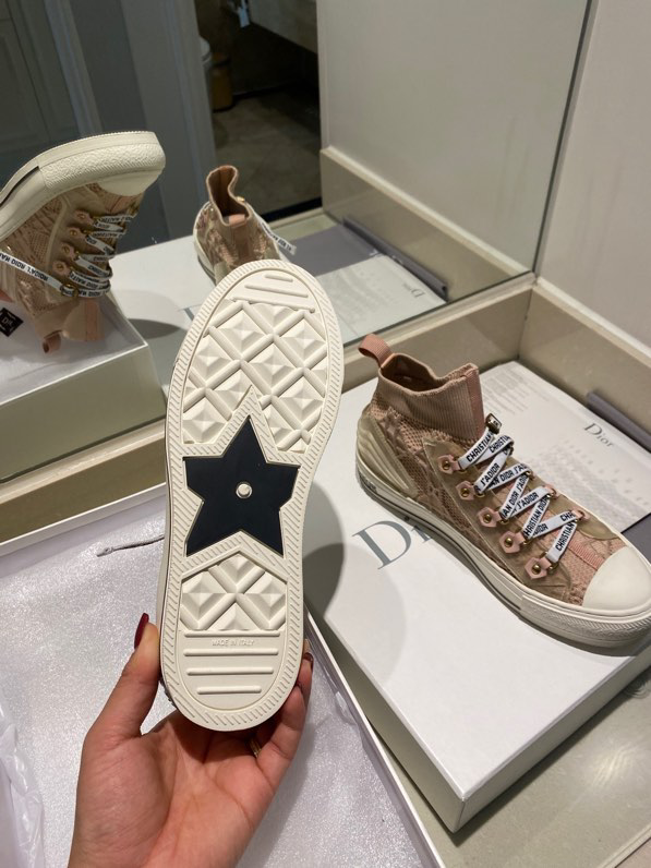 Dior Walk 'N’ Dior Sneakers Wine Red Velour Velvet