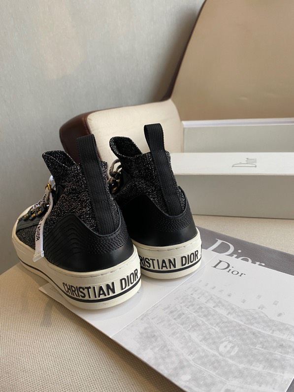 DIOR - Walk'N'Dior Sneaker Black Macrocannage Technical Mesh