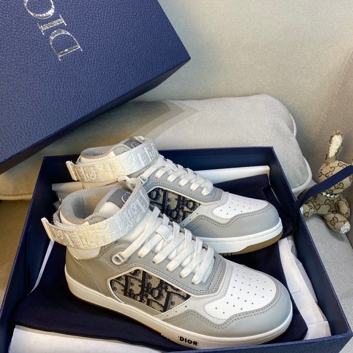 Dior B27 High 'Grey White' 2SBS25SHOM_Y43C - 2SBS25SHOM_Y43C