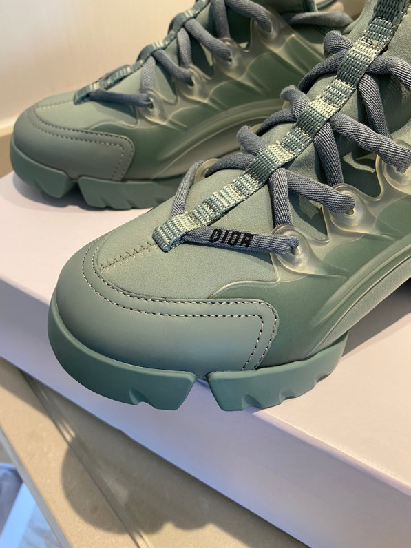 CHRISTIAN DIOR D-Connect Neoprene Blue Water Grey Chunky Sneakers