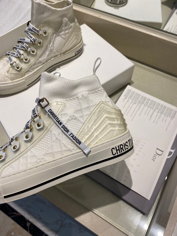 Walk'n'Dior Sneaker Nude Macrocannage Technical Mesh