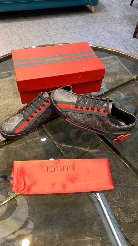 Gucci2024 New Breathable Board Shoes Black