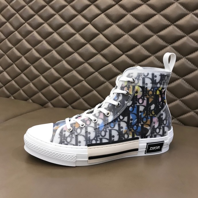 Dior B23 High Top Alex Foxton CD35 Canvas Shoes