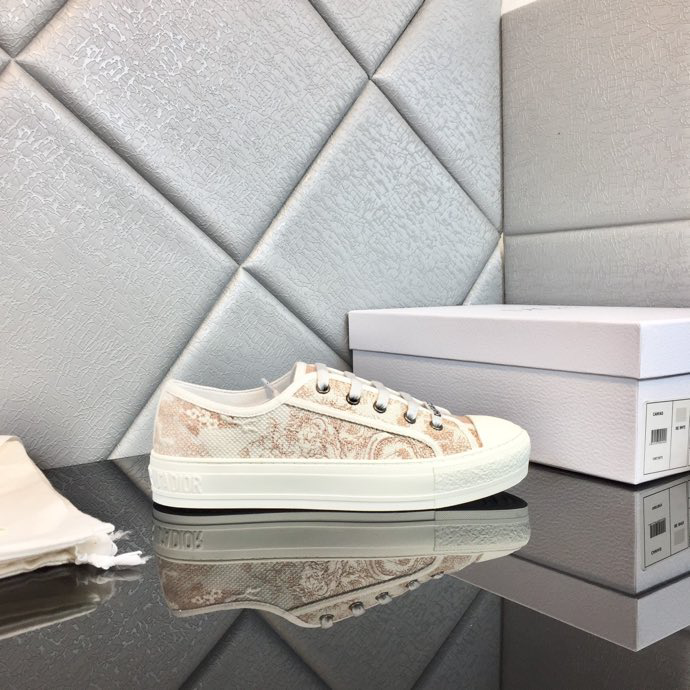 DIOR - Walk'N'Dior Sneaker White Cotton Canvas