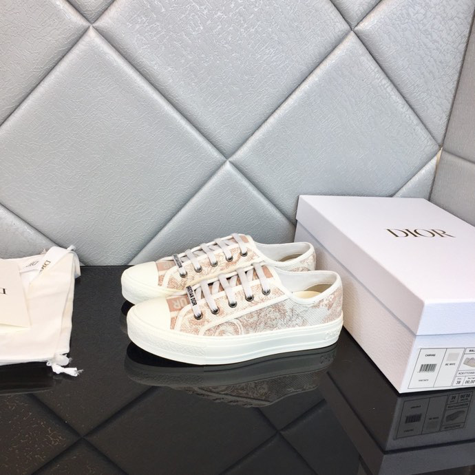 DIOR - Walk'N'Dior Sneaker White Cotton Canvas