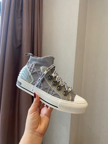 Walk'n'Dior Sneaker Nude Macrocannage Technical Mesh