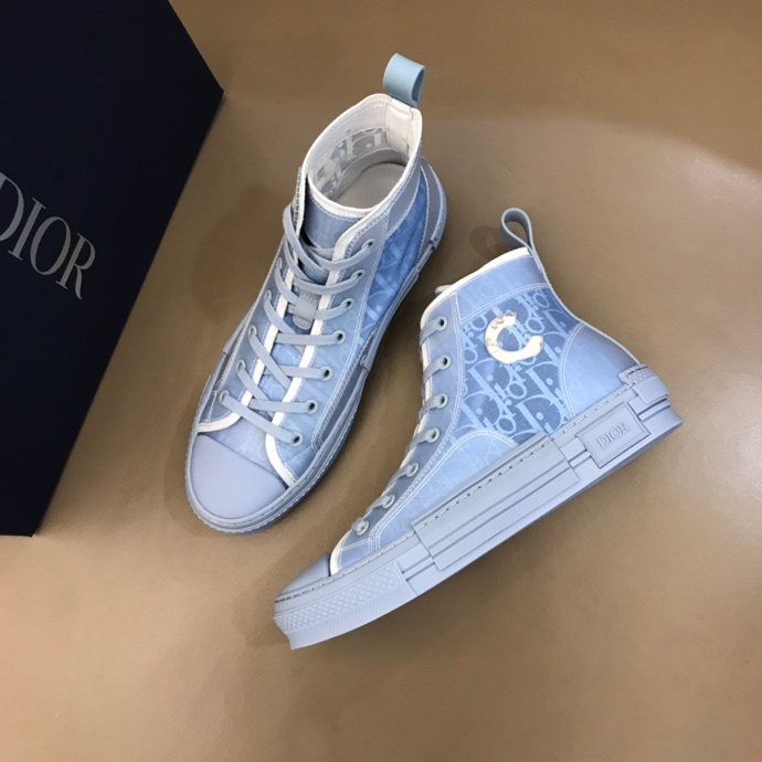 DIR B23 BLUE HIGH-TOP SNEAKER