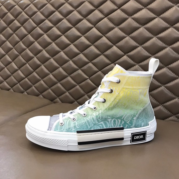 hawn Stussy x Dior B23 High 'Dior and Shawn Print - Yellow Green' 3SH118YYL_H661 - 3SH118YYL_H661