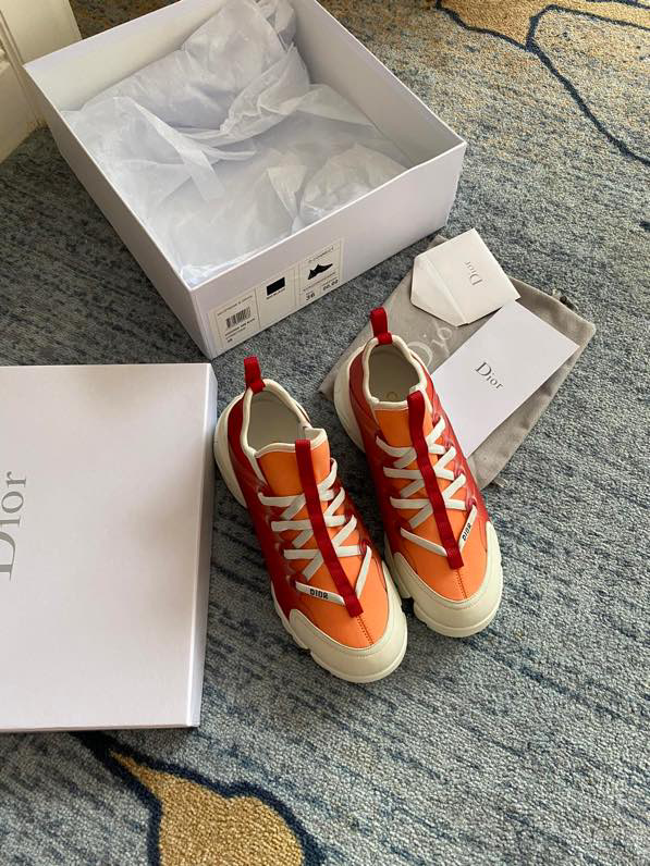 CHRISTIAN DIOR Neoprene Rubber Womens D-Connect Sneakers Ombre