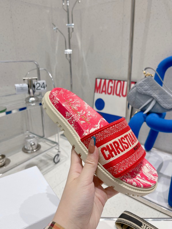 Christian Dior Women's Leather Sandals and Flip Flops for sale