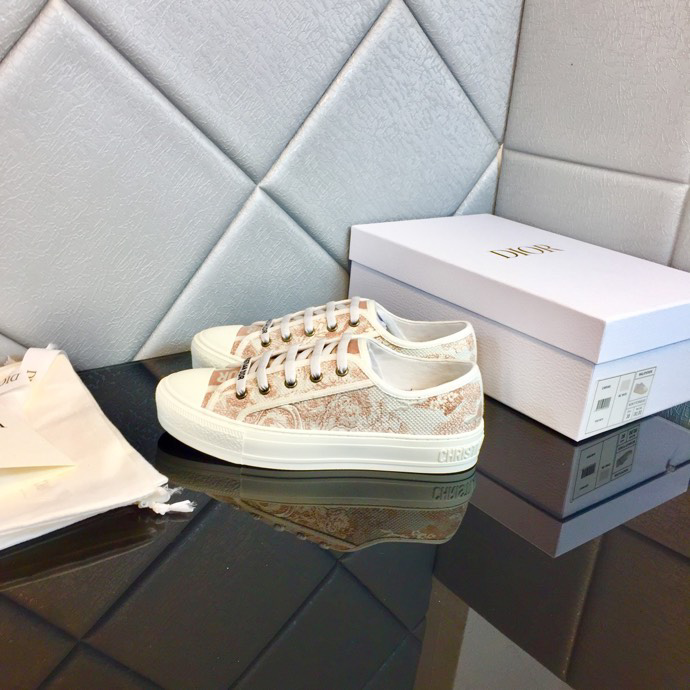 DIOR - Walk'N'Dior Sneaker White Cotton Canvas