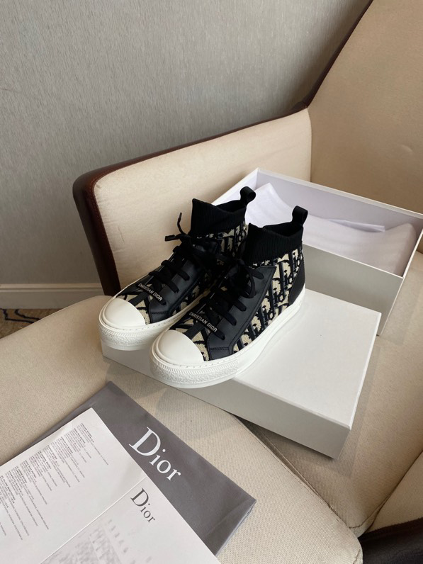 Walk'n'Dior Sneaker Nude Macrocannage Technical Mesh