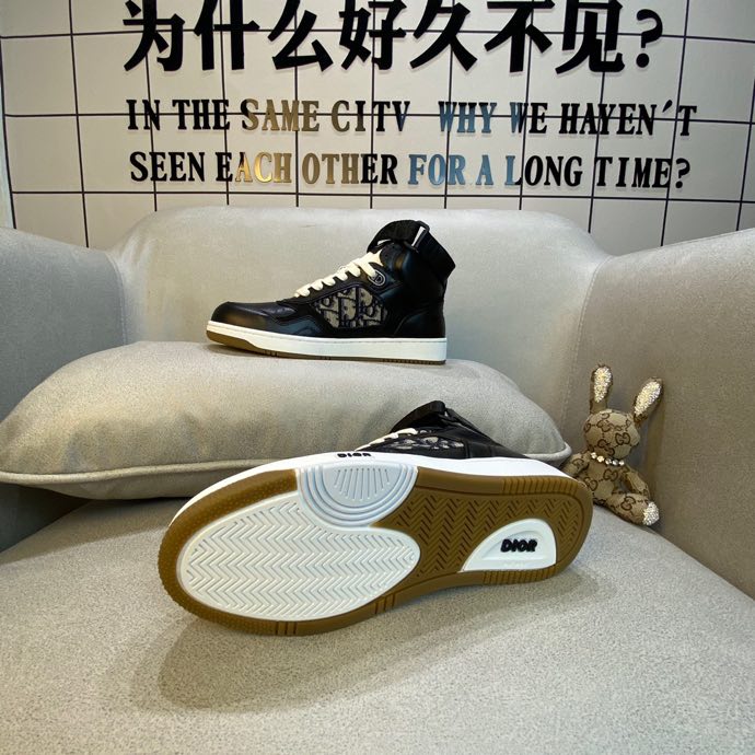 DIOR MEN B27 'Black Beige' Sneakers - Black Sneakers, Shoes - DIORM41801