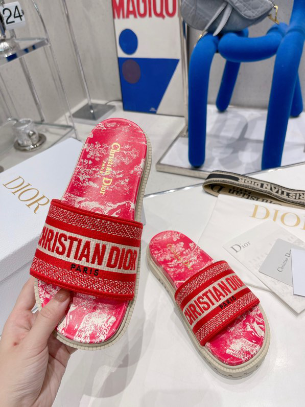 Christian Dior Women's Leather Sandals and Flip Flops for sale