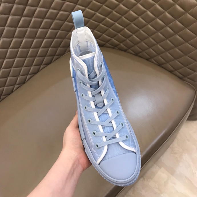 DIR B23 BLUE HIGH-TOP SNEAKER