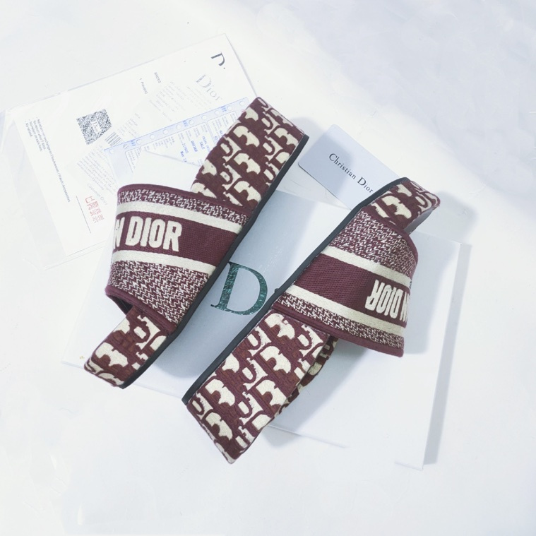 CHRISTIAN DIOR Oblique D-Way Platform Sandals