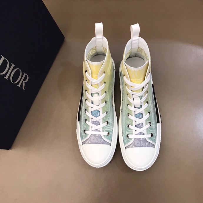hawn Stussy x Dior B23 High 'Dior and Shawn Print - Yellow Green' 3SH118YYL_H661 - 3SH118YYL_H661
