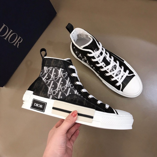 DIOR Walk'N'Dior Platform Sneaker Deep Blue Dior Oblique