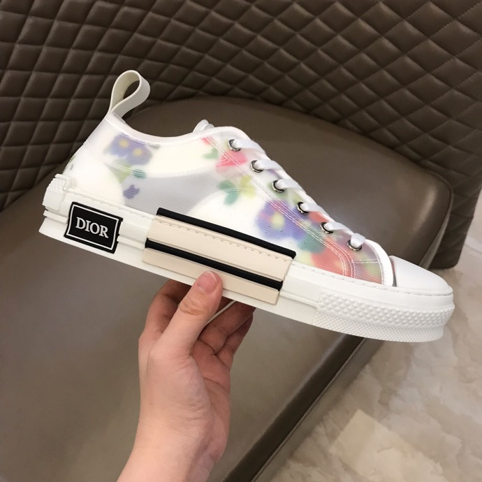 Christian Dior B23 Flowers Print LOW-TOP SNEAKER