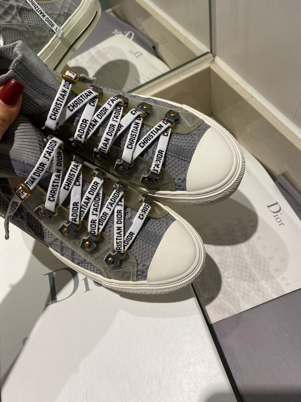 Walk'n'Dior Sneaker Nude Macrocannage Technical Mesh