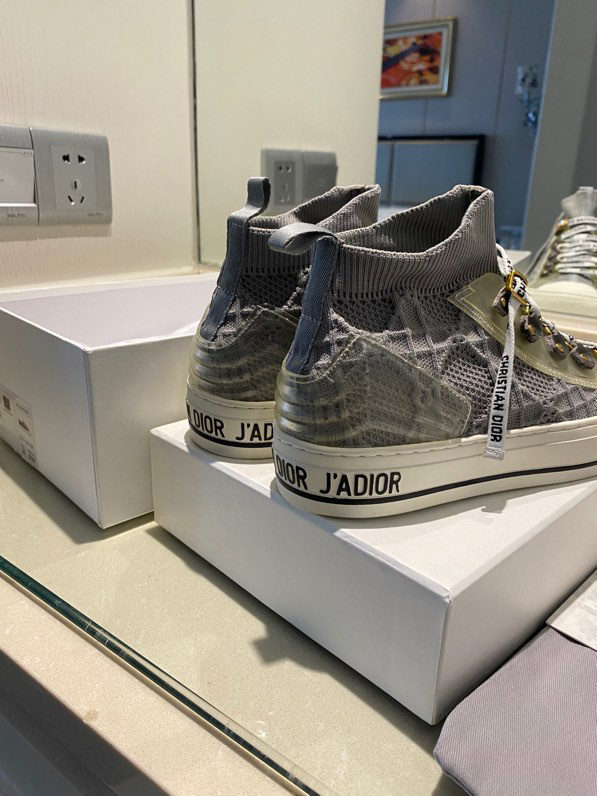 Walk'n'Dior Sneaker Nude Macrocannage Technical Mesh