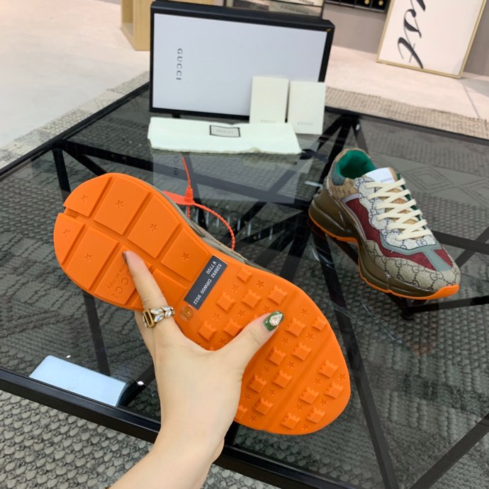 Gucci GG Rhytoni  Brown red gray