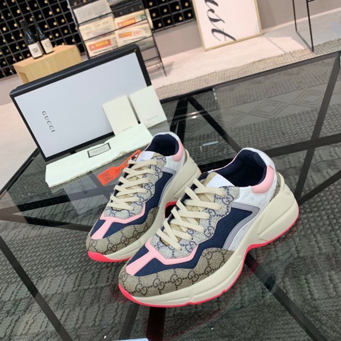 Gucci GG Rhytoni  Brown blue pink
