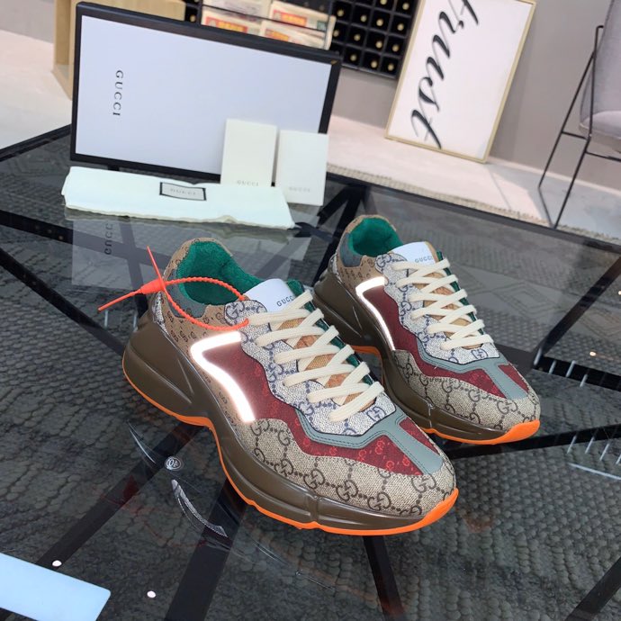 Gucci GG Rhytoni  Brown red gray