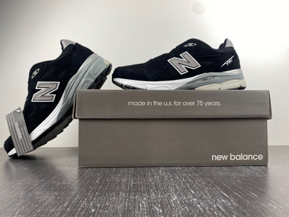 New Balance 990v3 Black Grey M990BS3