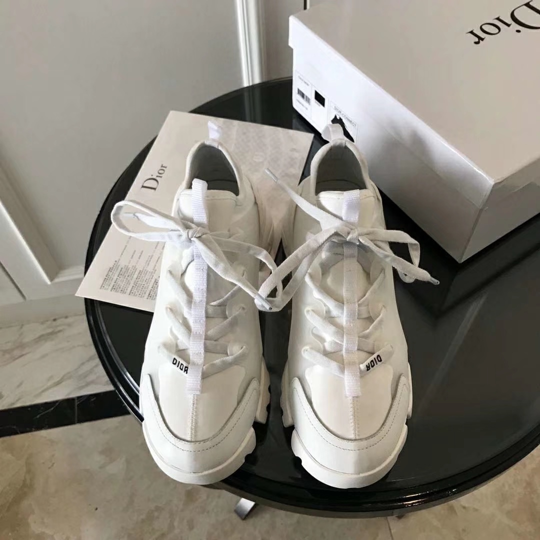 Christian Dior D-Connect Sneakers White Neoprene