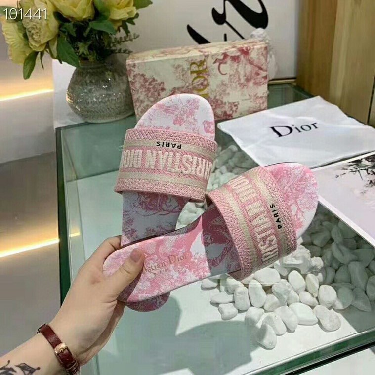 Christian Dior Sandals Pink and Gold