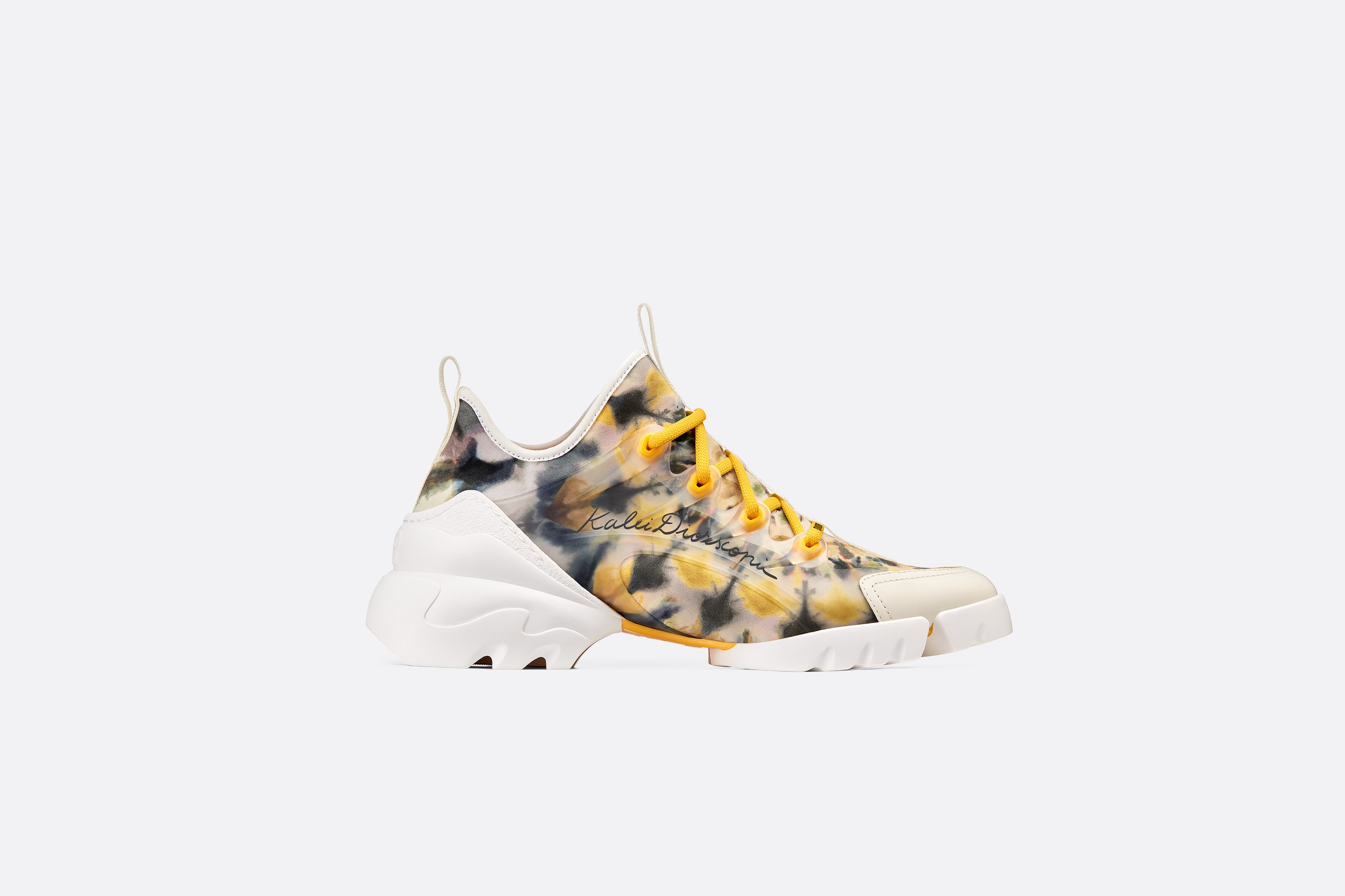 Christian Dior D-Connect 'Kaleidiorscope' Chunky Sneakers - Yellow Sneakers, Shoes