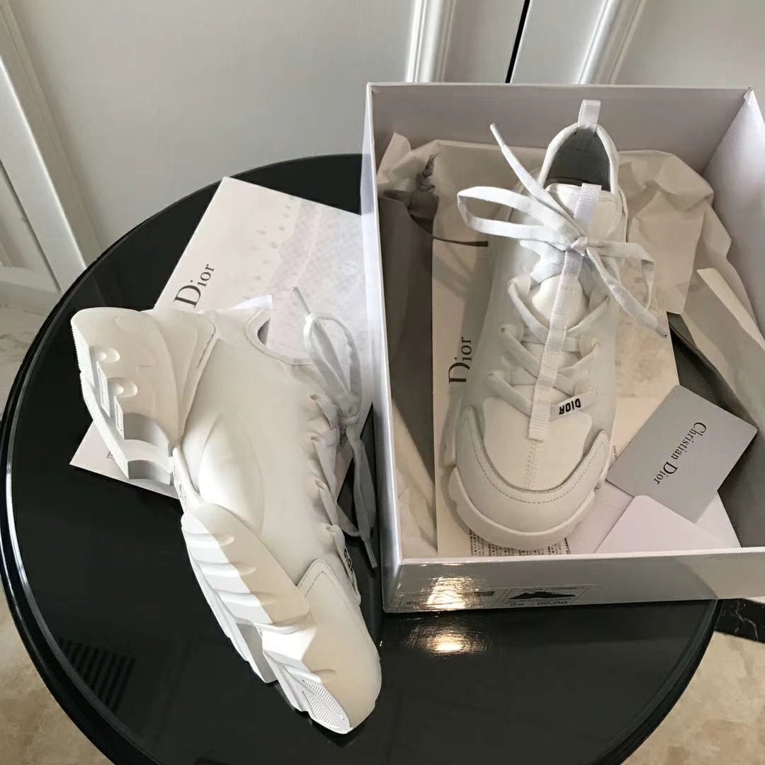 Christian Dior D-Connect Sneakers White Neoprene