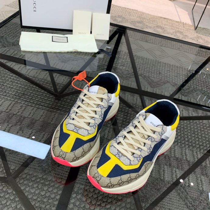 Gucci GG Rhytoni  Brown blue yellow