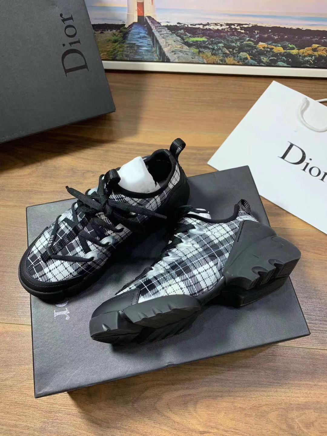 Dior B28 Beige and Black Dior Oblique Jacquard and Black Rubber High