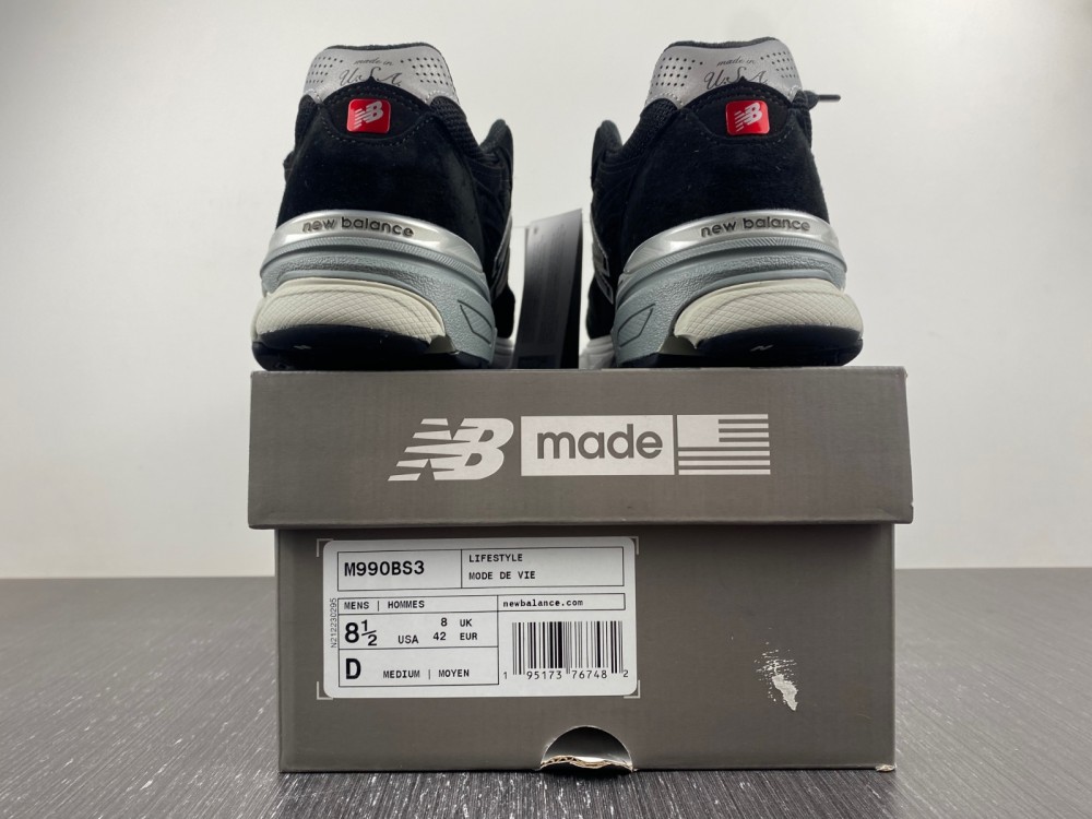New Balance 990v3 Black Grey M990BS3