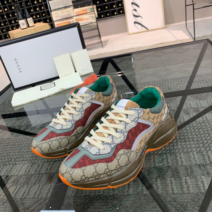 Gucci GG Rhytoni  Brown red gray