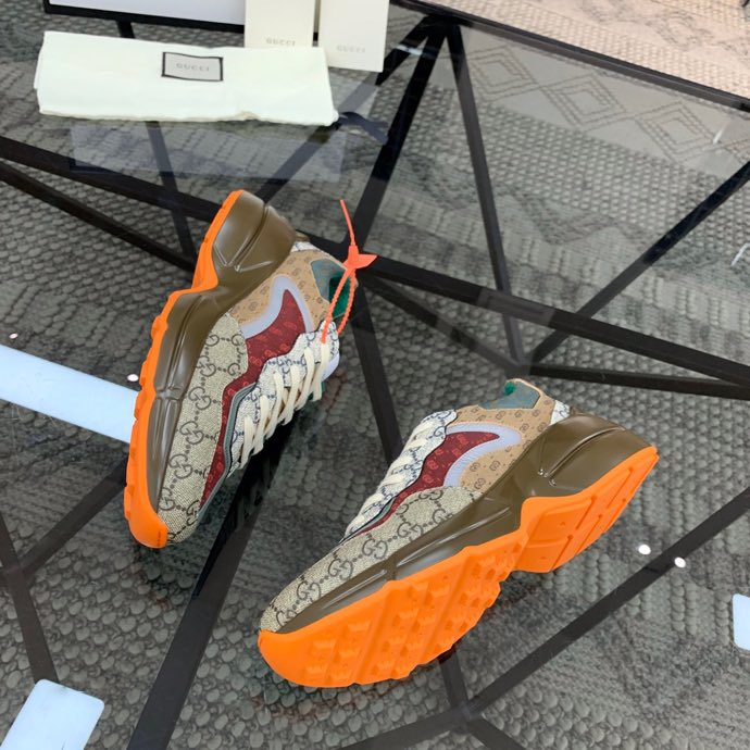 Gucci GG Rhytoni  Brown red gray