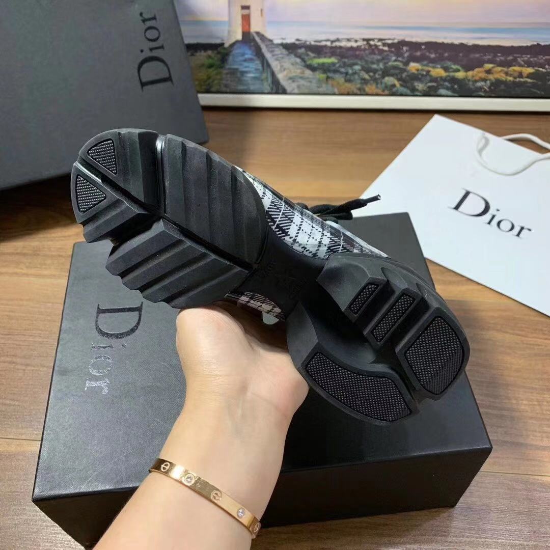 Dior B28 Beige and Black Dior Oblique Jacquard and Black Rubber High