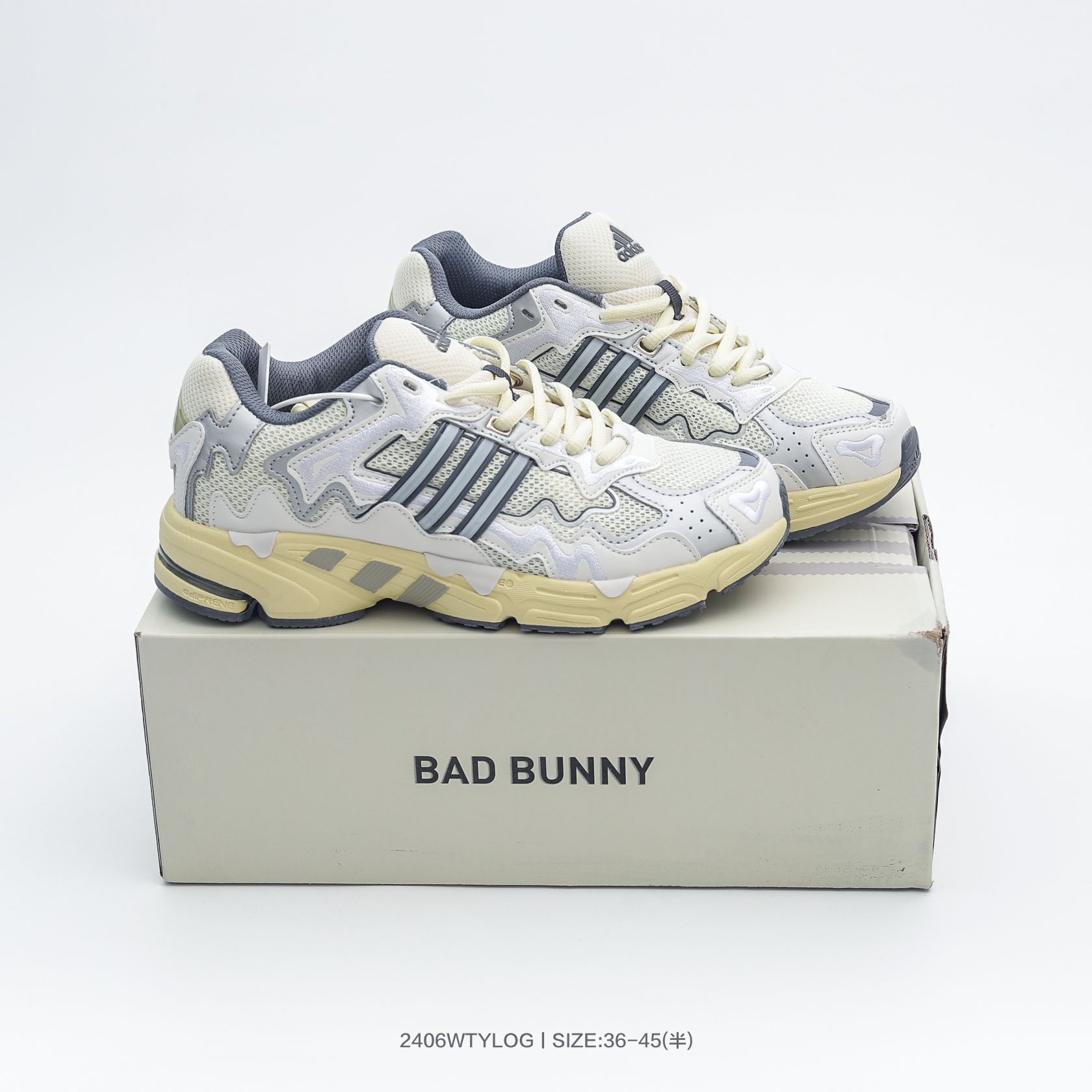 Adidas Bad Bunny x adidas originals Response CL retro casual running shoes cream bad bunny dad shoes GY0102