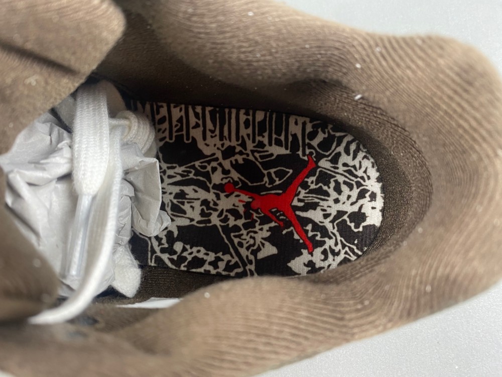 Travis Scott x Jordan Cut The Check New inverted hook White brown burnt yellow FZ8117-100