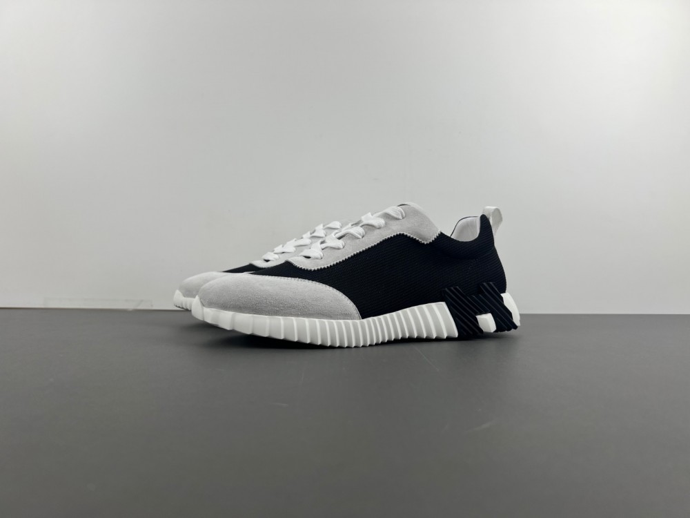 Hermes Paris Bouncing Sneaker Black & White
