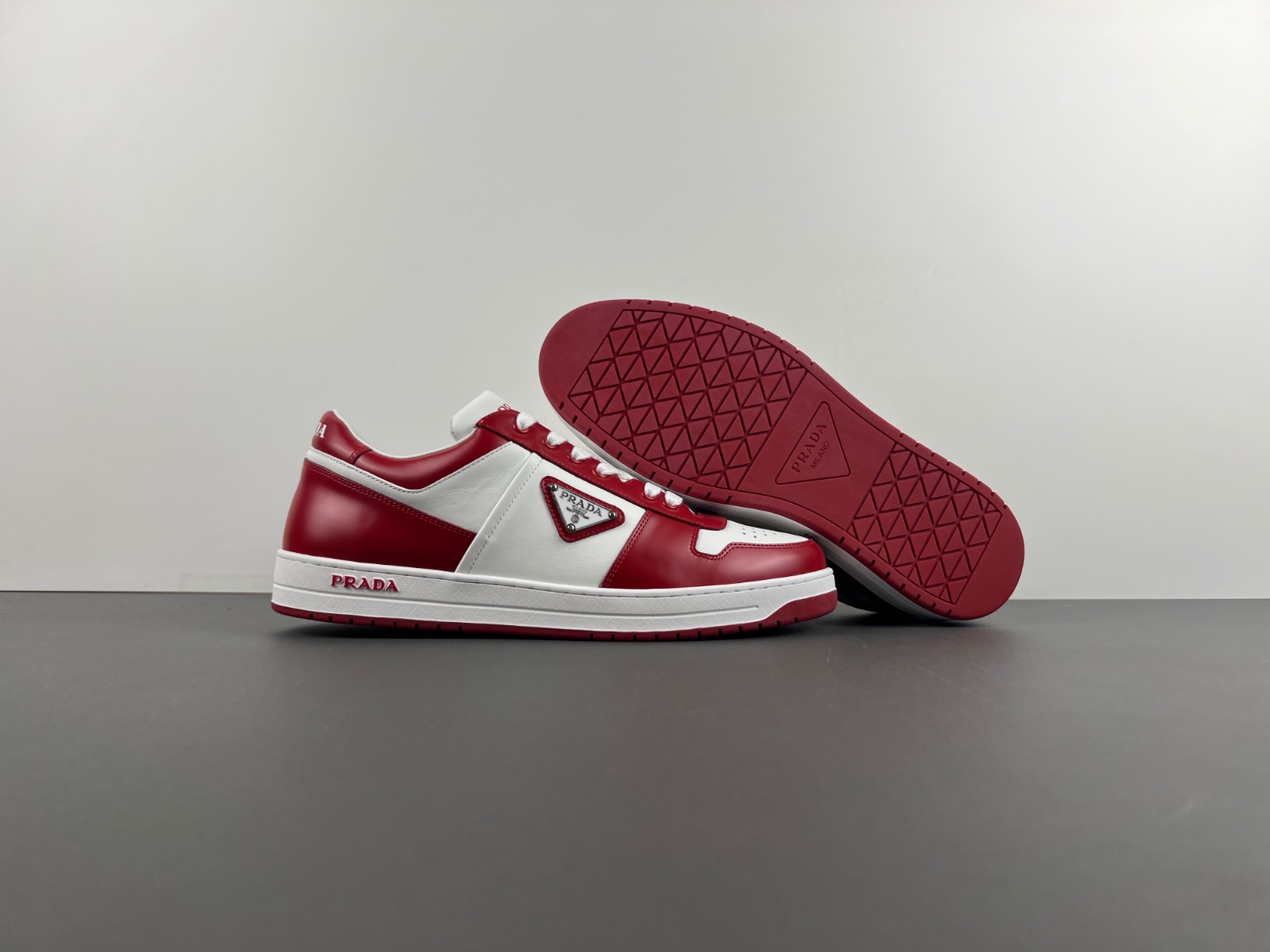 Prada Downtown Sneaker Red
