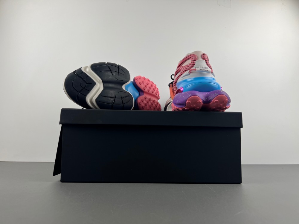 Balmain Unicorn Sneakers In Multicolor Nylon