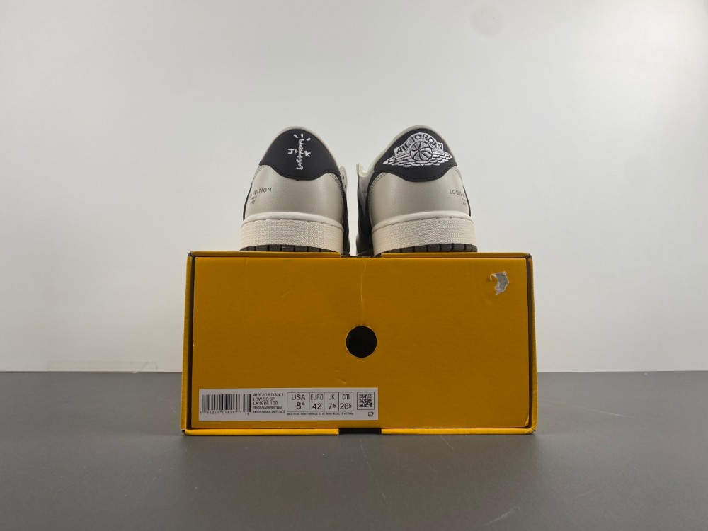 Travis Scott x Air Jordan 1 Low OG off white gray LX1988-100