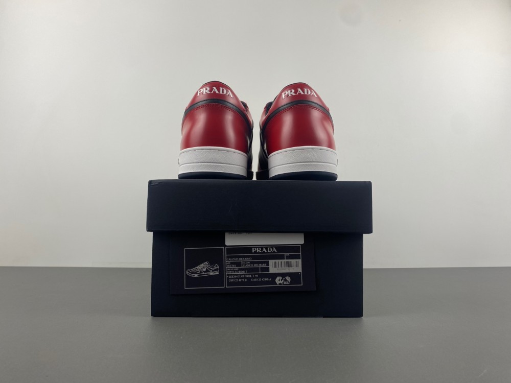 Prada Downtown Sneaker Red and Black