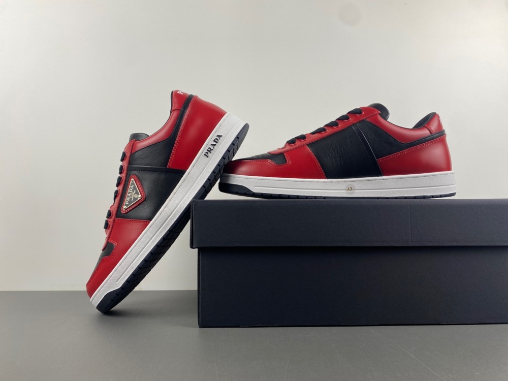 Prada Downtown Sneaker Red and Black