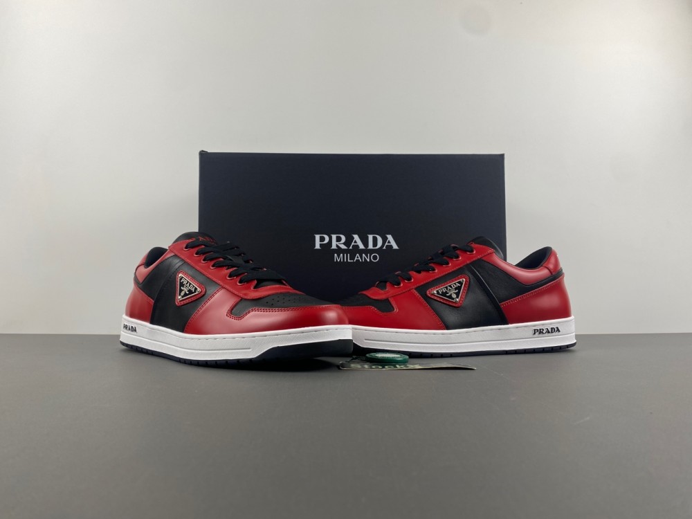 Prada Downtown Sneaker Red and Black