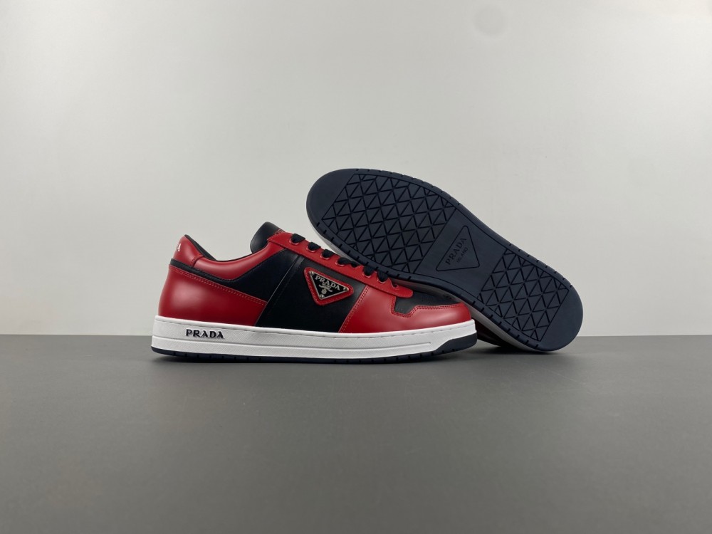Prada Downtown Sneaker Red and Black